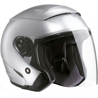 Casque moto Jet FS3 Metal Gris cristal